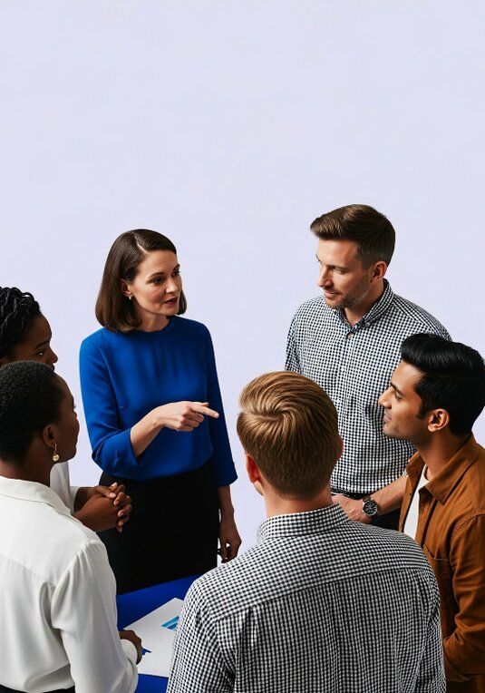 Business-Beratungsmeeting in einem modernen Konferenzraum